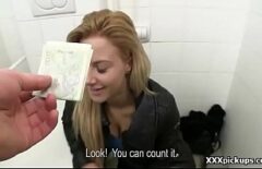 The Beautiful Blonde Has Sex With You Only For Money And Pleasure