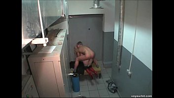 He Has A Created Blonde At Work Who Always Fucks Him In The Locker Room